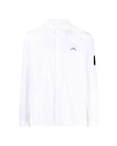 A Cold Wall Men's White Pawson Long-Sleeve Cotton Shirt