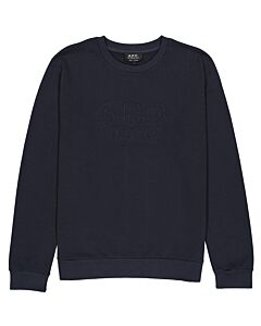 A.P.C. Men's Embossed Logo Sweatshirt, Brand Size Large