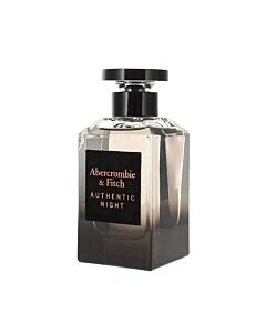 Abercrombie and Fitch Men's Authentic Night Man EDT Spray 3.4 oz Fragrances 0085715168030