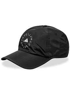 Adidas by Stella Mccartney Ladies Black Logo Embroidered Baseball Cap