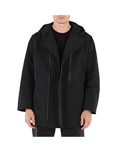 Adidas Y-3 Black Relaxed Fit Classic Dense Woven Hooded Parka