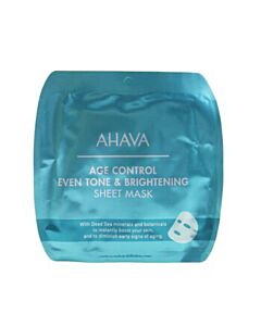 Ahava Ladies Age Control Even Tone & Brightening Sheet Mask Skin Care 697045156405