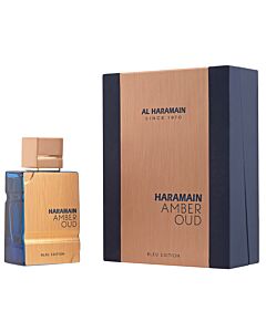 Al Haramain Men's Amber Oud Blue EDP Spray 2 oz Fragrances 6291100130153