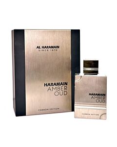 Al Haramain Men's Amber Oud Carbon EDP Spray 6.7 oz Fragrances 6291106812589