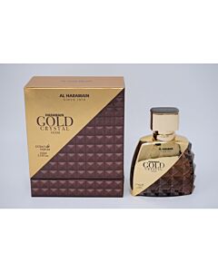 Al Haramain Men's Gold Crystal Oudh Extrait de Parfum 3.3 oz Fragrances 6291106813524