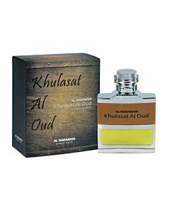 Al Haramain Men's Khulasat Al Oud EDP 3.4 oz Fragrances 6291100136261