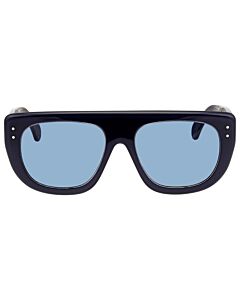 Alaia Azzedine 55 mm Dark Blue Sunglasses