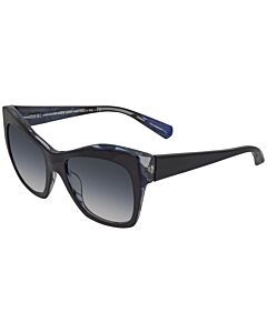 Alain Mikli 54 mm Denim/Blue Waves Black Sunglasses