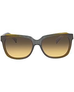 Alain Mikli 56 mm Pontille Black Yellow Sunglasses