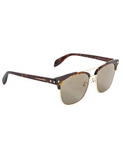 Alexander McQueen 57 mm Brown Patterned Sunglasses