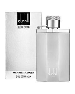 Alfred Dunhill Men's Desire Silver EDT Spray 3.4 oz Fragrances 085715801814