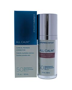 All Calm Clinical Redness Corrector SPF 50 by Colorescience for Women - 1 oz Sunscreen