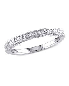 Amour 1/10 cttw Diamond Anniversary Band in 10K White Gold JMS005276