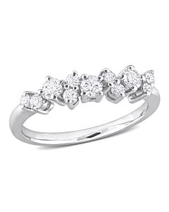 Amour 1/2 CT Diamond TW Fashion Ring White Platinum