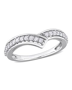 Amour 1/3 CT Diamond TW Fashion Ring White Platinum