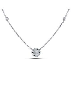 AMOUR 1/3 CT TW Diamond Necklace In 14K White Gold