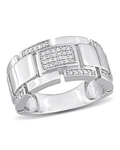 Amour 1/4 CT Diamond TW Fashion Ring Silver