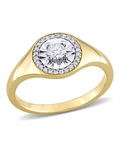 Amour 1/4 CT TW Diamond Ring in 10k Yellow Gold