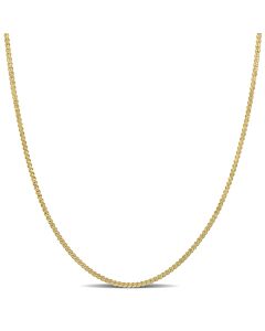AMOUR 1.55mm Serpentine Chain Necklace In 10K Yellow Gold, 16 In