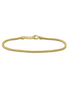 AMOUR 1.85mm Franco Link Bracelet In 10K Yellow Gold, 7.25 In