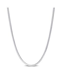 AMOUR 1.9mm Snake Chain Necklace In Sterling Silver, 16 In