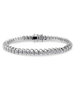 Amour 1 CT Diamond TW Bracelet Silver I3 Length (inches): 7.5