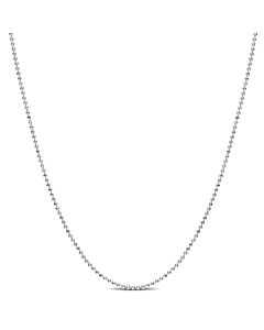 AMOUR 1mm Ball Chain Necklace In Sterling Silver, 18 In