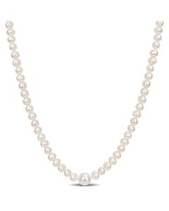AMOUR 5-6mm & 9-10mm Freshwater Cultured Pearl Endless Necklace, 100 In