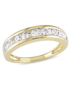 Amour 14k Yellow Gold 3/4 CT TDW Diamond Anniversary Ring