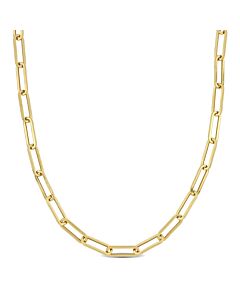 AMOUR 4.3mm Paperclip Chain Necklace In 14K Yellow Gold, 16 In