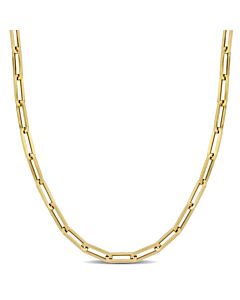 AMOUR 4.5mm Oval Link Necklace In 14K Yellow Gold, 26 In