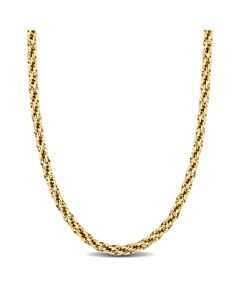 AMOUR 5mm Infinity Rope Chain Necklace In 14K Yellow Gold, 20 In