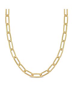 AMOUR 6.3mm Paperclip Chain Necklace In 14K Yellow Gold, 16 In