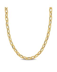 AMOUR 6.5mm Oval Link Necklace In 14K Yellow Gold, 22 In