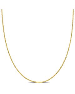 AMOUR 1.6mm Round Cable Chain Necklace In 14K Yellow Gold - 16 In