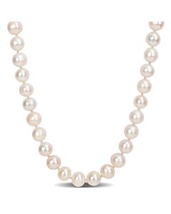 AMOUR 7.5-8mm Cultured Freshwater Pearl Strand Necklace