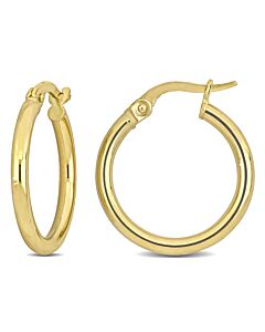 AMOUR 20mm Hoop Earrings In 14K Yellow Gold (2.5mm Wide)