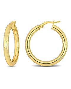 AMOUR 26mm Hoop Earrings In 14K Yellow Gold (3.5mm Wide)
