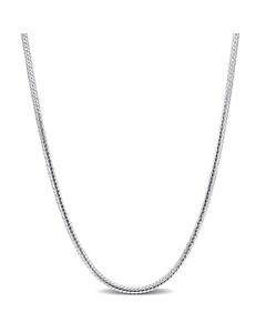 AMOUR 2mm Herringbone Chain Necklace In Sterling Silver, 16 In