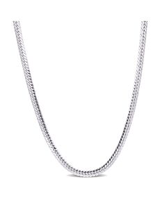 AMOUR Herringbone Chain Necklace In Sterling Silver, 18 In