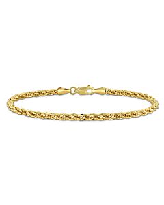 AMOUR 3mm Infinity Rope Chain Bracelet In 14K Yellow Gold, 9 In