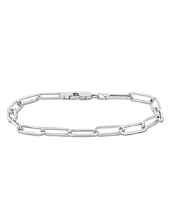 AMOUR 4.3mm Paperclip Chain Bracelet In 14K White Gold, 7.5 In
