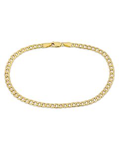 AMOUR 4mm Curb Link Chain Bracelet In 14K Yellow Gold, 7.5 In