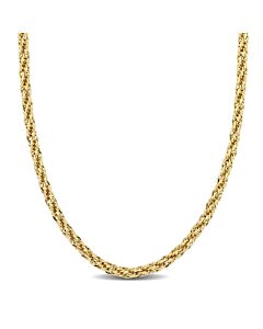 Amour 4mm Infinity Rope Chain Necklace in 14k Yellow Gold - 22 in