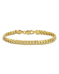 AMOUR 6.15mm Miami Cuban Link Chain Bracelet In 10K Yellow Gold, 7.5 In