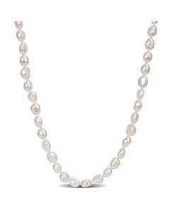AMOUR 8-9mm Freshwater Cultured Pearl Endless Necklace, 64 In