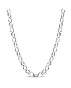 AMOUR Rolo Chain Necklace In Sterling Silver, 24 In