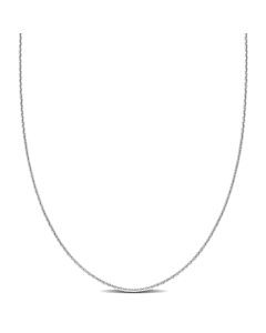 AMOUR Cable Chain Necklace In Platinum, 16 In