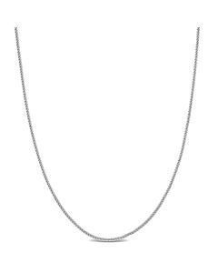AMOUR Curb Link Chain Necklace In Platinum, 16 In