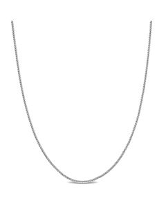 AMOUR Curb Link Chain Necklace In Platinum, 18 In